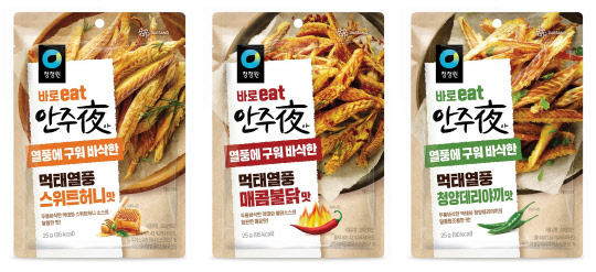 대상 청정원의 안주야 먹태열풍3종 제품 이미지. 대상 제공